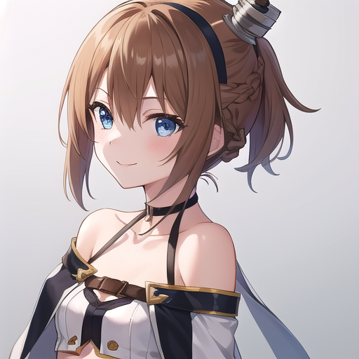 01660-87470780-(masterpiece, best quality_1.2),illustration,8k,hd,1girl,solo,upper body,(portrait_1.2),skirt,smile,brown_hair,blue_eyes,zettai_.png